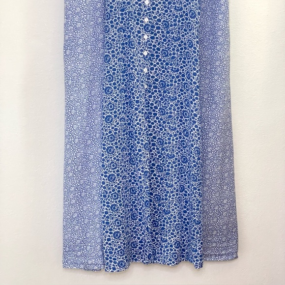 Hatch The Nessa Maternity Dress Sky Wildflower Cotton Maxi Blue 0 XS Cottagecore - Picture 8 of 16